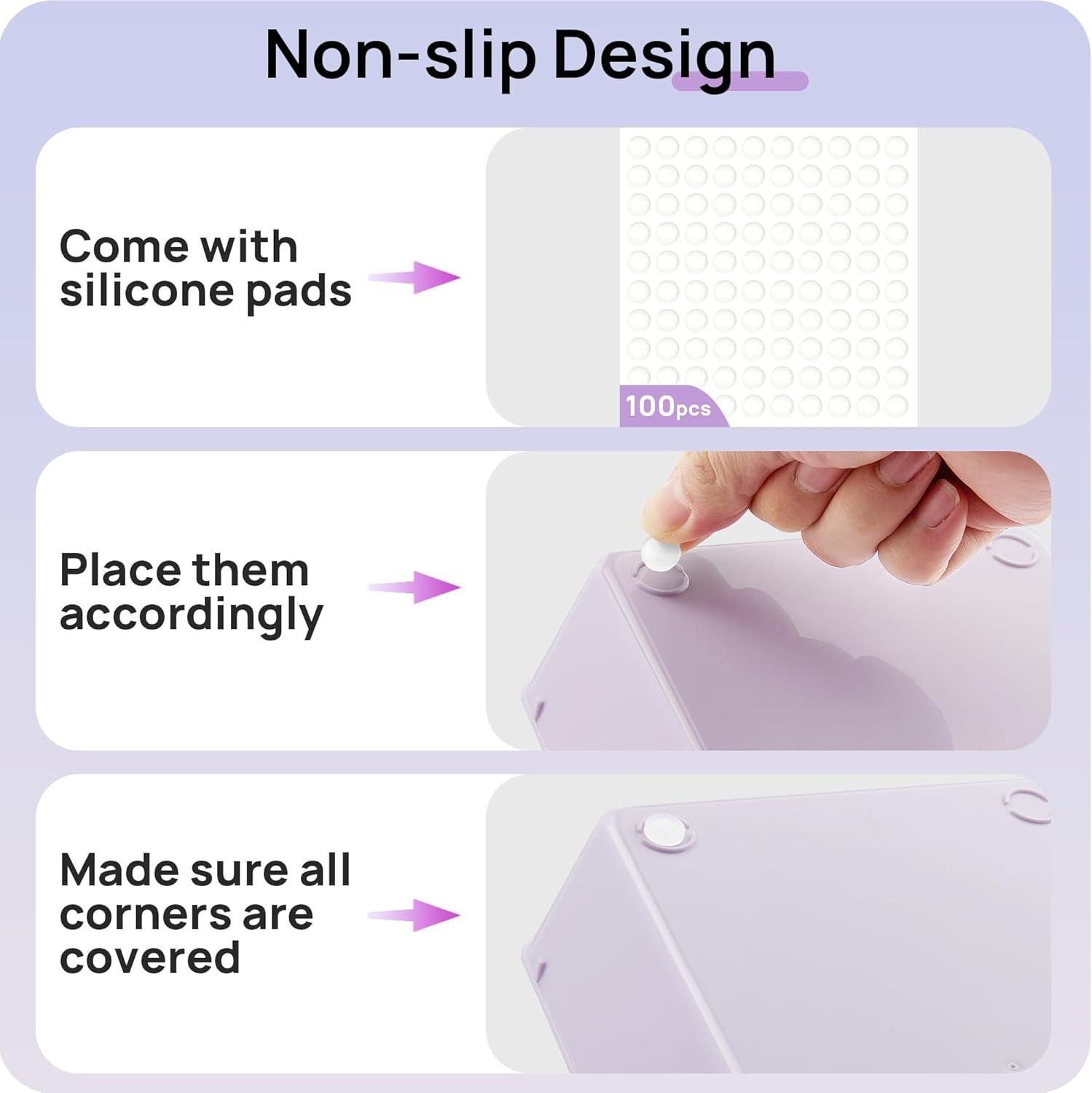 imageVtopmart 25 PCS Plastic Drawer Organizers Set 4Size Versatile Bathroom and Vanity Drawer Organizer Trays Storage Bins for Makeup Bedroom Kitchen Gadgets Utensils and OfficeLilac