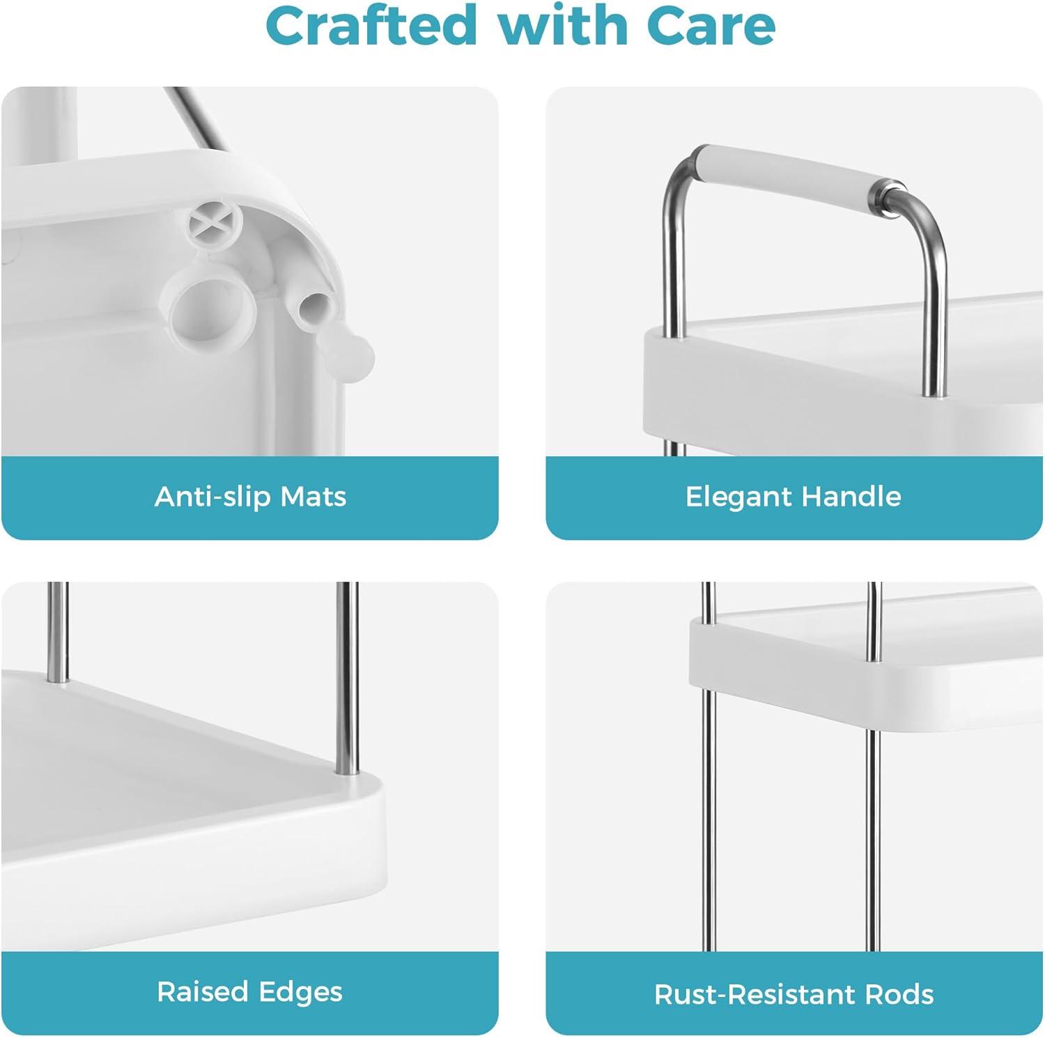 imageVtopmart 2Tier Bathroom Organizer Countertop GoldSilver
