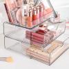 Vtopmart 1 Tier Clear Makeup Organizer with Drawer, Cosmetic Storage for Dresser Countertop and Bathroom Vanity, Beauty Holder for Lipstick Brush Skincare(5 Tier)