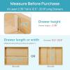 Vtopmart 12 Pack Drawer Dividers for Clothes, 4″ High 10.2″-16.5″ Adjustable Expandable Dresser Drawer Organizer, Clear Plastic Separators for Dresser, Baby Clothing, Underwear, Cosmetic, Toiletries(4)