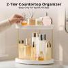 Vtopmart 2-Tier Bathroom Corner Organizer Countertop Gold(Gold)