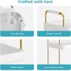 Vtopmart 2-Tier Bathroom Organizer Countertop Gold(Gold)