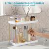 Vtopmart 2-Tier Bathroom Organizer Countertop Gold(Gold)