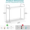 Vtopmart 2-Tier Bathroom Organizer Countertop Gold(Silver)