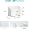 Vtopmart 3-Tier Skincare Makeup Organizer with Drawers for Vanity and Bathroom Countertop, Large Cosmetic Storage Box Case for Dresser, with Non-Slip Base(no Lids)