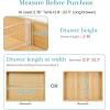 Vtopmart 4 Pack 6″ Tall Upgrade Drawer Dividers for Big and Deep Drawer, 12.8″-22.3″ Adjustable Expandable Dresser Drawer Organizer, Clear Plastic Separators for Dresser, Baby Supplies, Kitchenware(6)