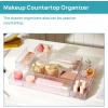 Vtopmart 7 PCS Clear Drawer Organizers Bins, 4-Size Stackable Makeup and Vanity Drawer Organizer Trays, Acrylic Bathroom Drawer Storage Containers for Cosmetic, Office Supply, Kitchen Utensils Gadgets