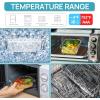 Vtopmart 8 Pack Glass Food Storage Containers with Airtight Lids, Glass Meal Prep Containers, Lunch Office Meal for Microwave, Oven, Freezer and Dishwasher, BPA Free(Multi-colors)