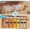 Vtopmart Cereal Containers Set, 3 PCS Airtight Food Storage Container with Flip-Top Lids, Plastic Organizer Dispenser for Kitchen, Pantry Organization (135.2oz/4L)