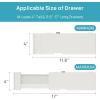 Vtopmart Drawer Dividers for Clothes 4 Pack, Adjustable 4″ High Expandable from 11.6″-17″ Dresser Drawer Organizer, Plastic Drawers Separators for Dresser, Baby Clothes, Kitchen and Office Storage