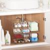 Vtopmart Stackable Storage Drawers Set of 6, Clear Plastic Organizer Bins for Bathroom Supplies,Ideal for Cabinet,Pantry,Laundry Room Organization(2 Small+1 Wide)