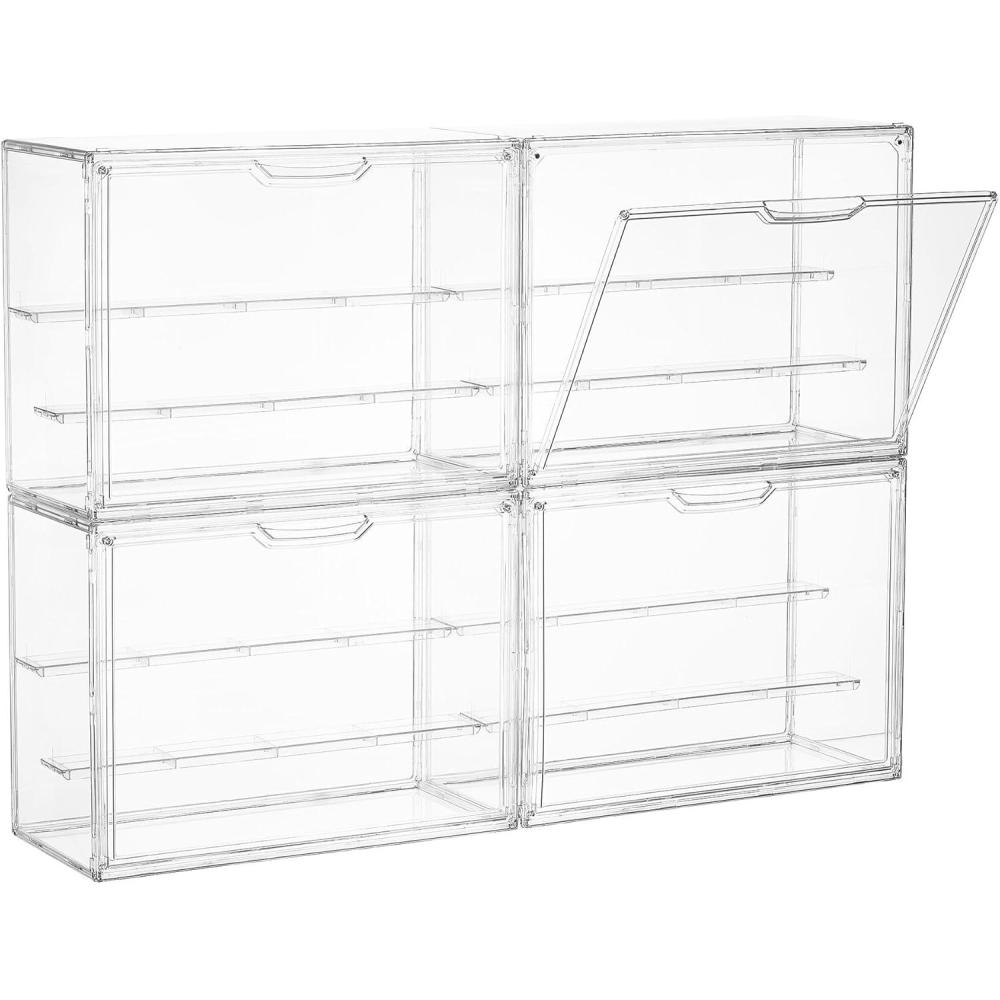 imageVtopmart 2 Pack 3 Tiers Acrylic Display Case4