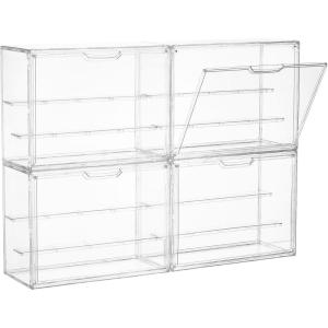 Vtopmart 2 Pack 3 Tiers Acrylic Display Case(4)