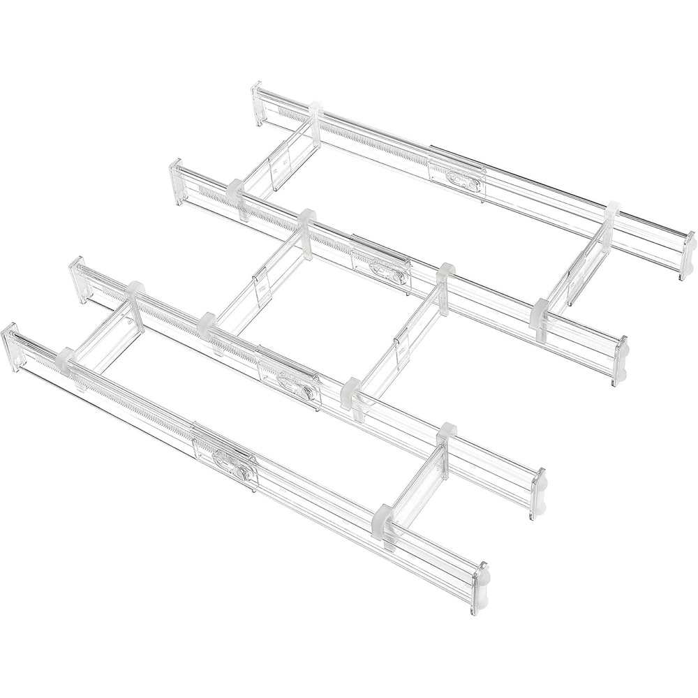 imageVtopmart 6 Pack 6 Tall Upgrade Drawer Dividers for Big and Deep Drawer 128223 Adjustable Expandable Dresser Drawer Organizer Clear Plastic Separators for Dresser Baby Supplies Kitchenware4