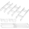 Vtopmart 6 Pack 6″ Tall Upgrade Drawer Dividers for Big and Deep Drawer, 12.8″-22.3″ Adjustable Expandable Dresser Drawer Organizer, Clear Plastic Separators for Dresser, Baby Supplies, Kitchenware(8)