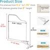 Vtopmart 12″ Extra Tall x 11.7″ Deep Shelf Dividers, 12 Pack | For Closet Organization, Maximizes Closet Vertical Space, Easy to Install, Fit Deep Shelf Thicknesses From 0.4″ to 1.35″(11″W x 7.5″H)