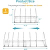 Vtopmart 12″ Extra Tall x 11.7″ Deep Shelf Dividers, 12 Pack | For Closet Organization, Maximizes Closet Vertical Space, Easy to Install, Fit Deep Shelf Thicknesses From 0.4″ to 1.35″(1 Extendable Base + 6.9″H Dividers)