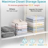 Vtopmart 12″ Extra Tall x 11.7″ Deep Shelf Dividers, 12 Pack | For Closet Organization, Maximizes Closet Vertical Space, Easy to Install, Fit Deep Shelf Thicknesses From 0.4″ to 1.35″(11.7″W x 12″H)