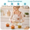Vtopmart 12 Pack 32oz Soup Containers with Airtight Lids, Deli Containers for Take-Out, Plastic Food Freezer Storage Containers for Meal Prep, Salad, Fruit, Lunch, Microwave/Dishwasher/Freezer Safe(24oz)