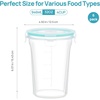 Vtopmart 12 Pack 32oz Soup Containers with Airtight Lids, Deli Containers for Take-Out, Plastic Food Freezer Storage Containers for Meal Prep, Salad, Fruit, Lunch, Microwave/Dishwasher/Freezer Safe(32oz)
