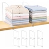 Vtopmart 12″ Extra Tall x 11.7″ Deep Shelf Dividers, 12 Pack | For Closet Organization, Maximizes Closet Vertical Space, Easy to Install, Fit Deep Shelf Thicknesses From 0.4″ to 1.35″(11.7″W x 12″H)